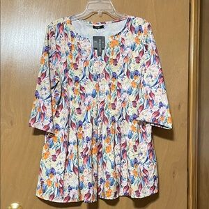 Reborn Multicolor Floral Blouse